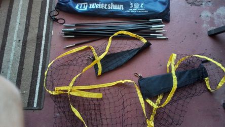Bad Minton Net With Post