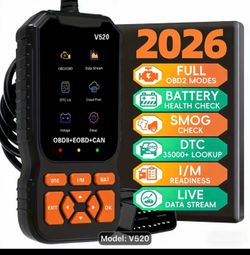 New Professional OBD2 Scanner - Advanced Automotive Diagnostic Tool with Over 35, 000 DTs, Engine Light Reader And Code Clearer, Compatible with All V