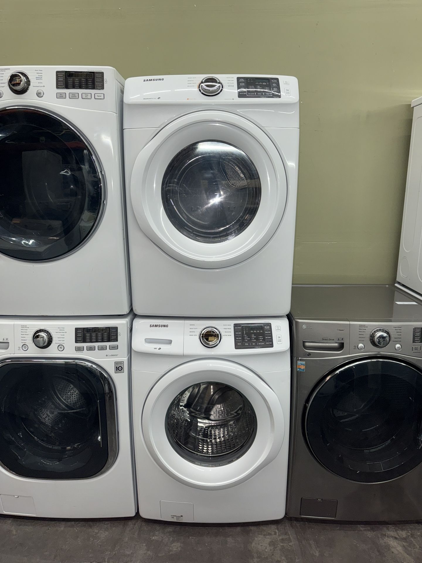 SAMSUNG XL CAPACITY ELECTRIC WASHER & DRYER