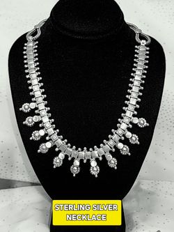 Sterling Silver Vintage Necklace 