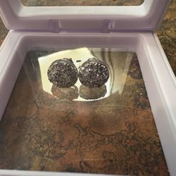 Moissanite Screwback Stud Earrings 10MM