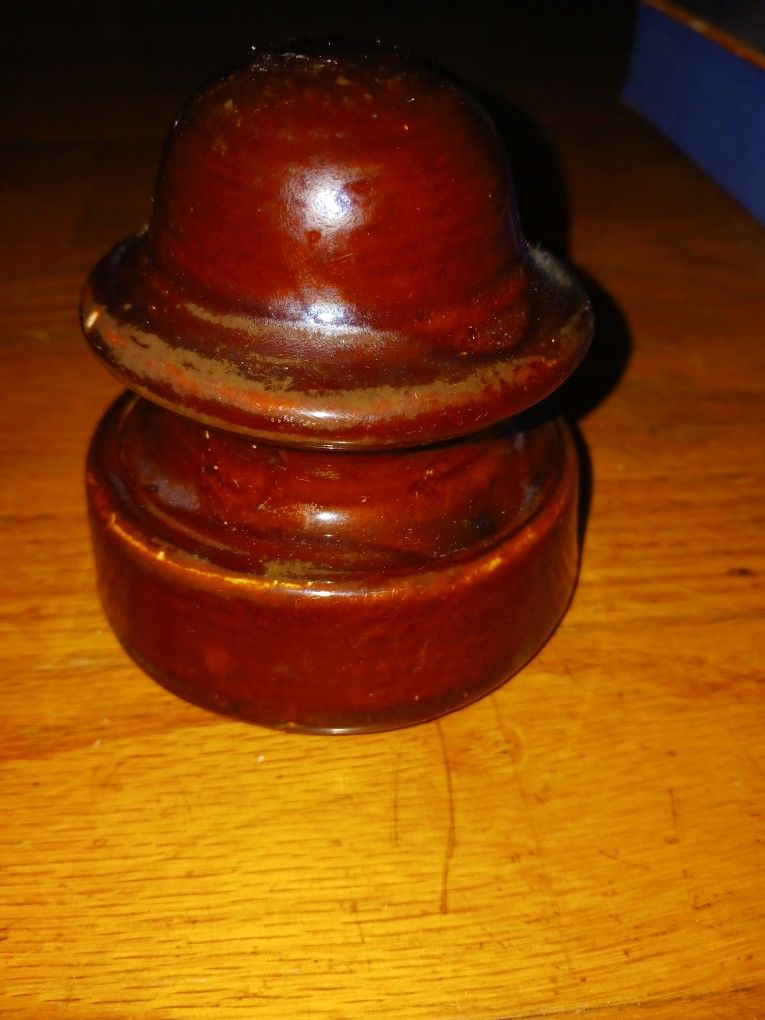 Vintage Brown Insulator 