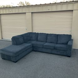 Like New Gray Sectional- Delivery 