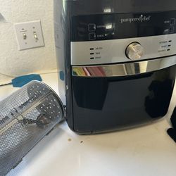 Pampered Chef Deluxe Air Fryer (w Attachments)