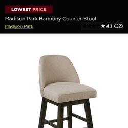(4) Madison Park Counter Height Stools 