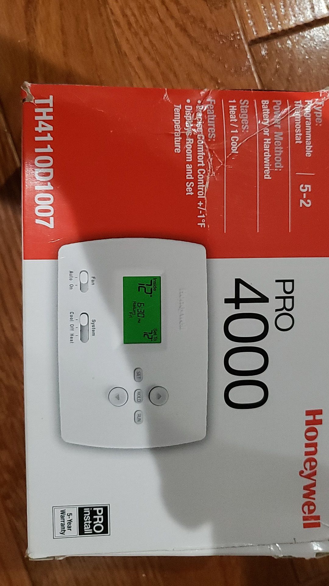 TWO Honeywell Programmable thermostat
