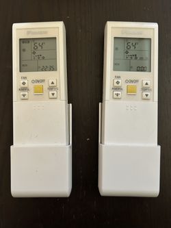 (2) Used Daikin Remotes 