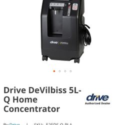 Drive DeVilbiss 5L-Q Home Concentrator $250