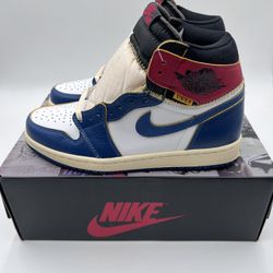 Storm Blue Union Jordan 1 High Top 