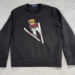 “PRE OWNED POLO SKI BEAR SWEATSHIRT SIZE MEDIUM”
