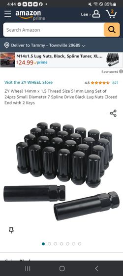 Lug Nuts With 2 Keys