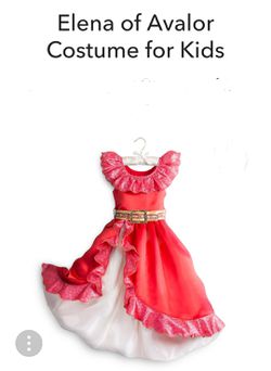 Disneys Elena of Avalor Dress costume. Size 13
