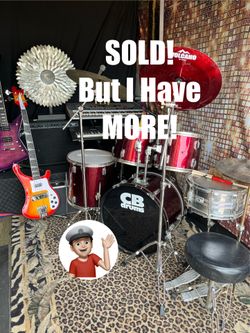 🔥 5 Piece Drum Set Complete Drums