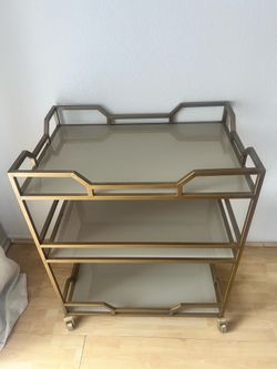 Gold Chic Bar Cart!!