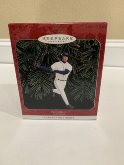1999 Hallmark Keepsake Ornament titled "Ken Griffey Jr. At the Ballpark"