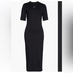 Nike Sportswear Essential Crewneck Midi Dress size XXL