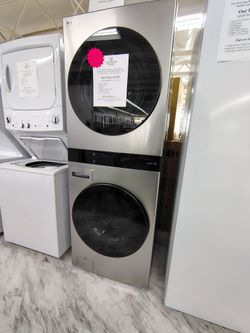 $1600(LIMITED TIME OFFER: FREE DELIVERY Within 20 Miles) LG STUDIO Gas Washtower With TurboWash 360