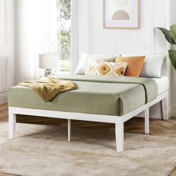 Wood Bed Frame Queen Size 