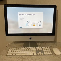 Apple Imac With Chrome OS Flex Software 