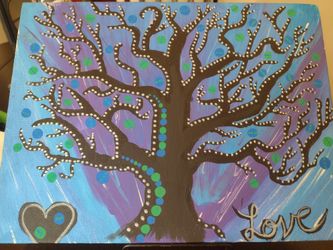 Love Tree Painting 