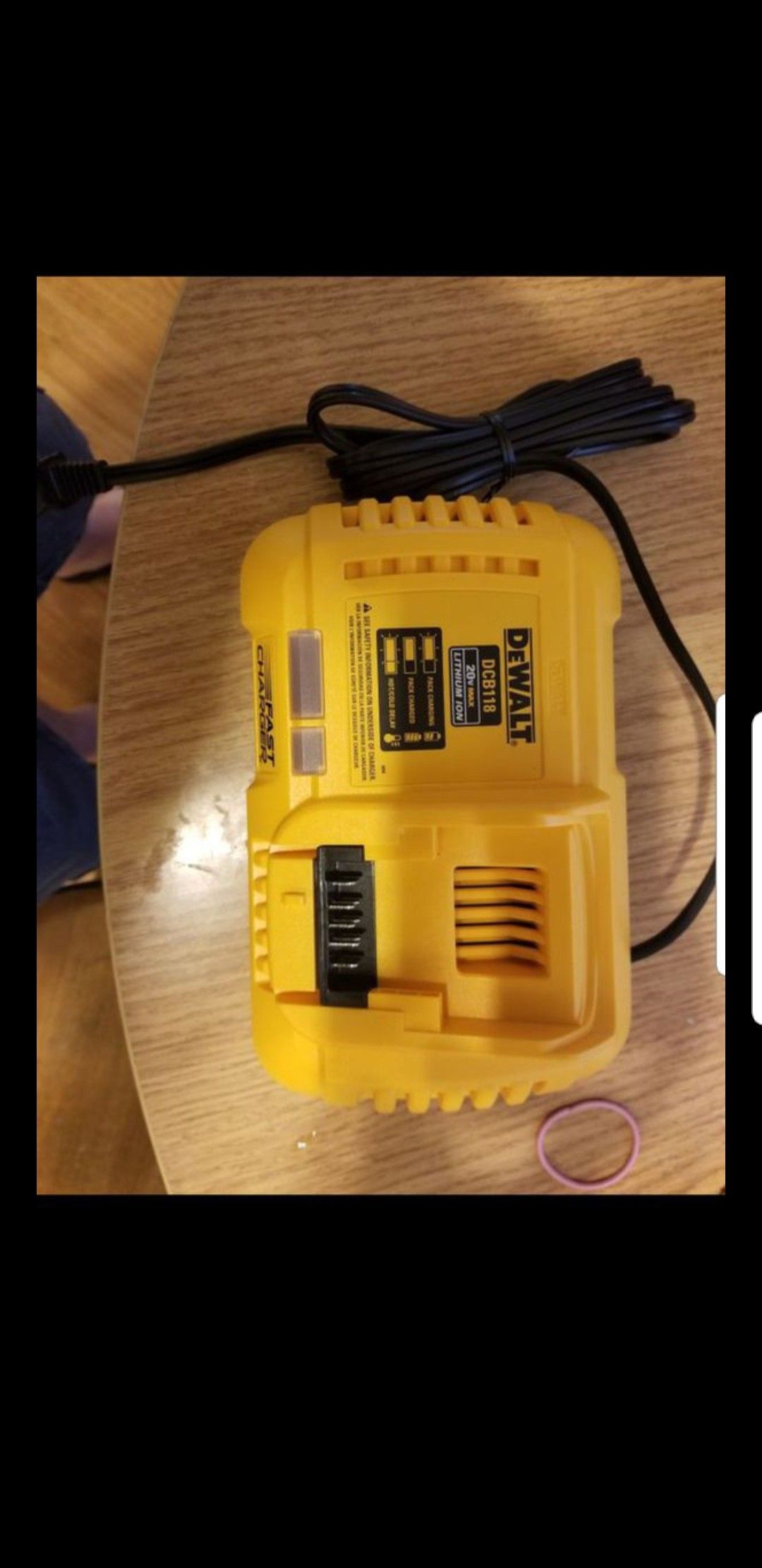 DeWalt battery charger. Brand new