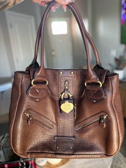 Vintage rare Y2K-era Juicy Couture Totally Secure Couture padlock satchel bag!