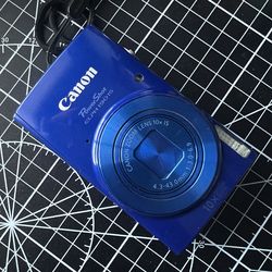 Canon Powershot ELPH 190 IS 20 MP Blue Digital Camera