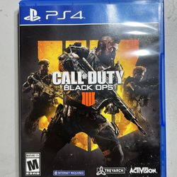 Call Of Duty PS4 Game