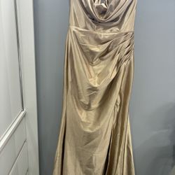 Gold Evening Dress