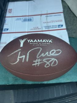 Jerry Rice Signed Autograph Yaamava Logo