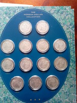 25 Silver Dollars Set   $$1350 