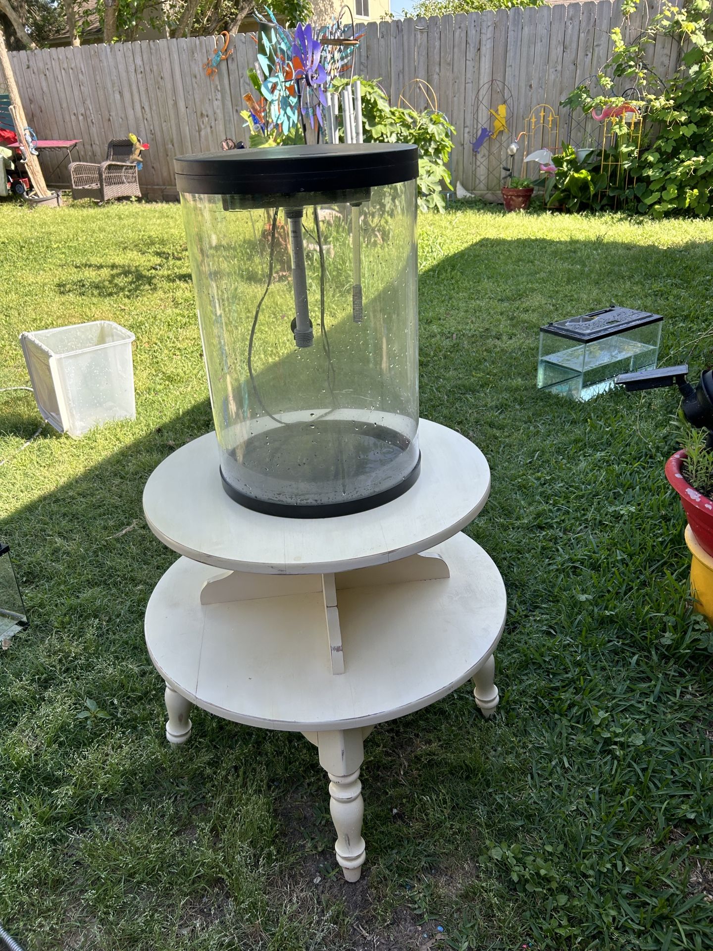 10 Gallon Round Fish Tank And Stand Of Choice 