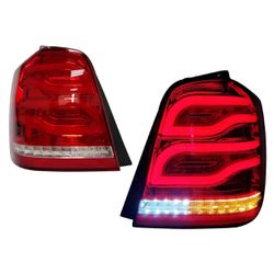 New LED Tail Lights For 2001-2007 Toyota Highlander Rear Lamps Assembly