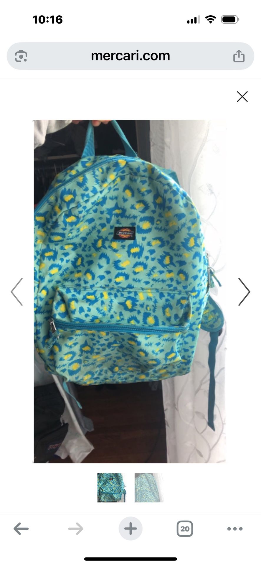 $10 Backpack New W Tags