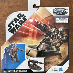Star Wars Mission Fleet Expedition Class Hover E-Web Cannon Mandalorian Figure
