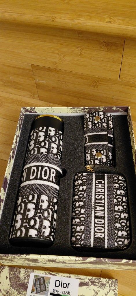 Brand New Coffee Digital Cup And Wallet And Key Bag With Box