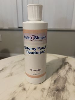  Ostomy Pouch Deodorant Classic Blue - Safe Deodorant - Colostomy Bag Odor Eliminator - Colostomy Deodorizer - 8 Fluid Ounce Drops