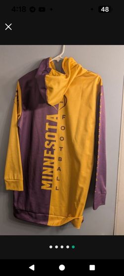 Minnesota football Women's  Hoodie  Large- Purple/Gold-new