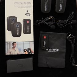 Saramonic Ultra 2.4 500 B2 Lav mics (two)