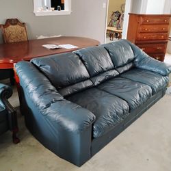 Leather Sofa and Recliner Leather Chair 