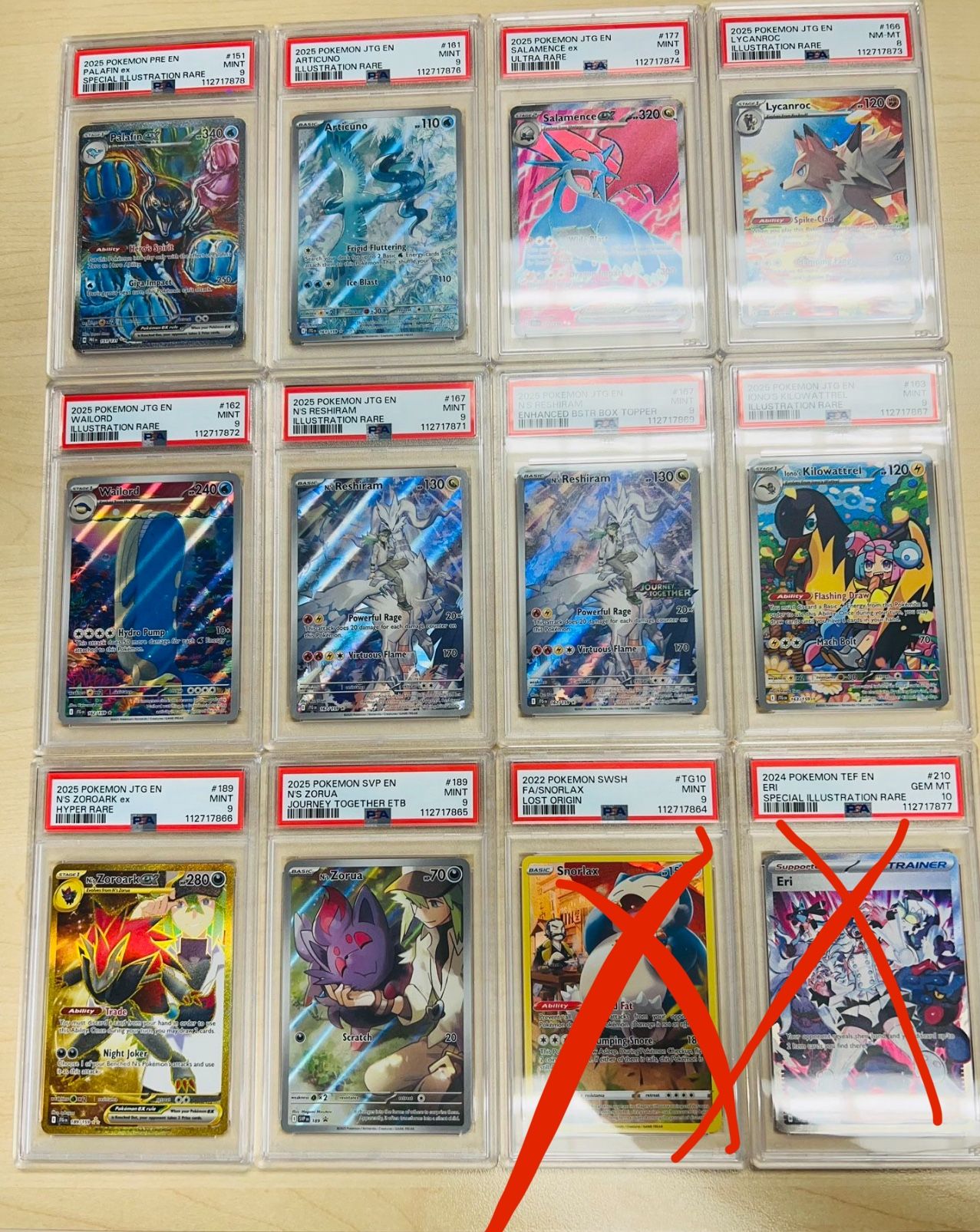 POKÉMON PSA graded Slabs