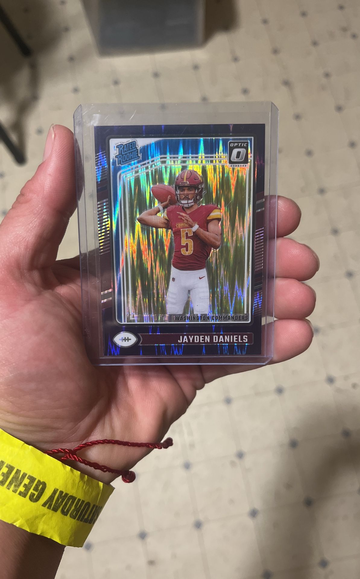Jayden Daniel’s Purple Shock Rated Rookie