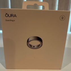 Oura Ring Gen 4 Silver Size 9 Brand New Sealed Smart Ring