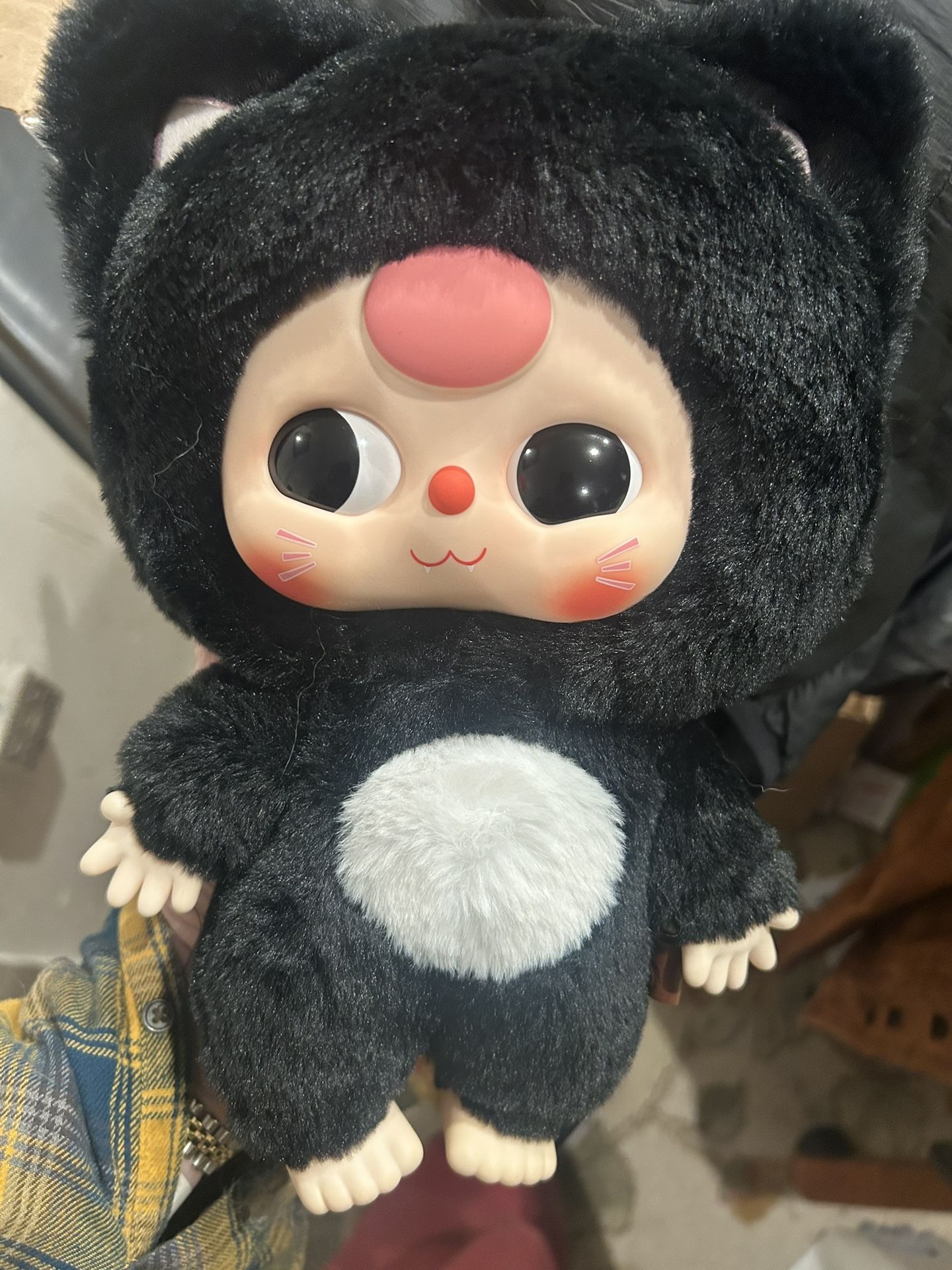 New Gift Toy Baby Three 400% Big Baby plush toy, possibly from the Billionaire Cat or Cats and Dogs series. Collectibles