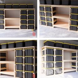 Bin/tote Storage Racks Built To Order Can Be Custom 