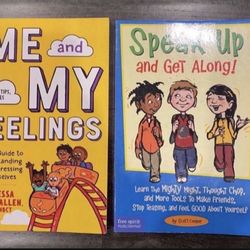Kids Emotions Books Barely Used $18 for Both. Look New 