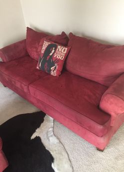 RED COUCH FOR SALE