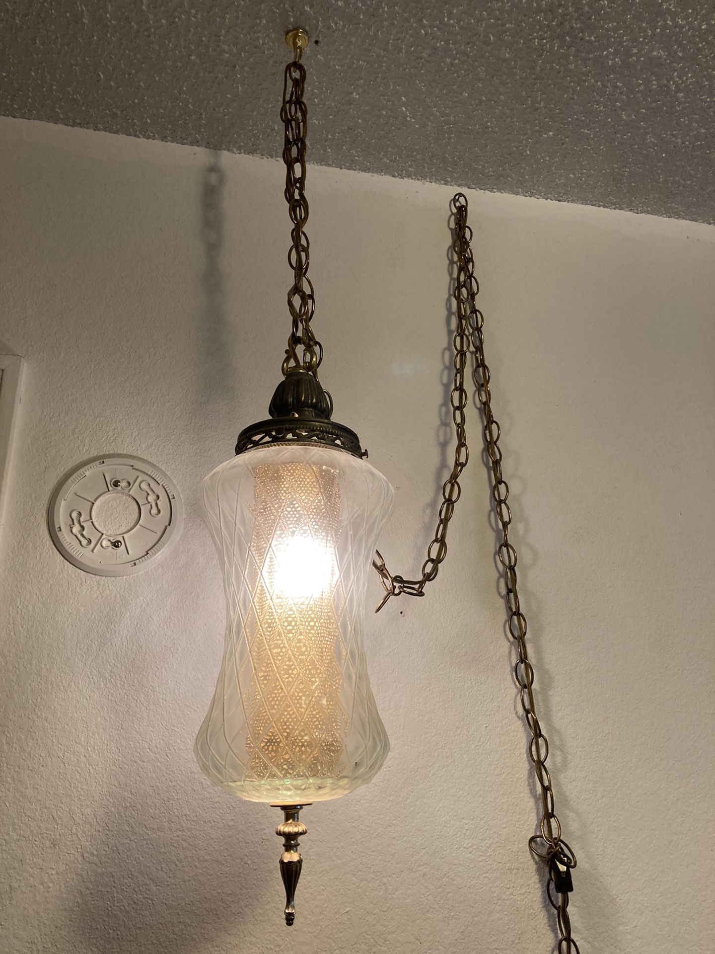 Vintage Swag Lamp