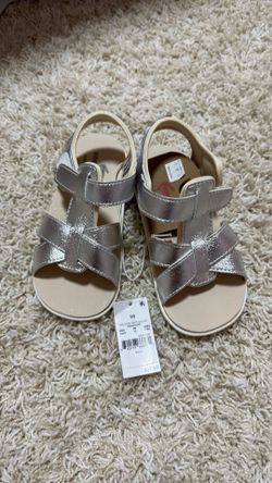 See Kai Run silver sandals