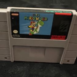 $10 OBO Super Nintendo Game  / Super Mario World 